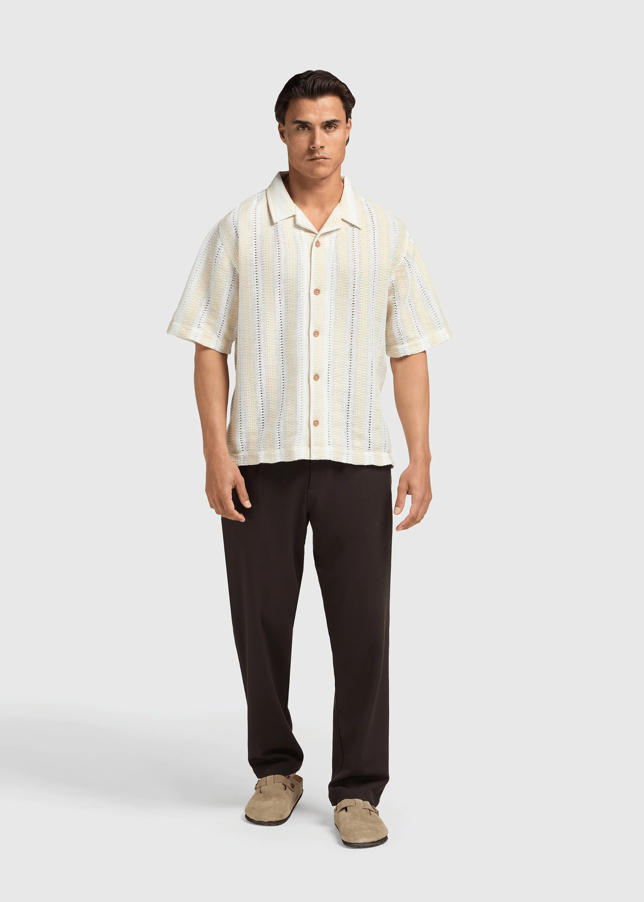 Zigzag Shirt - Sand - Image 5