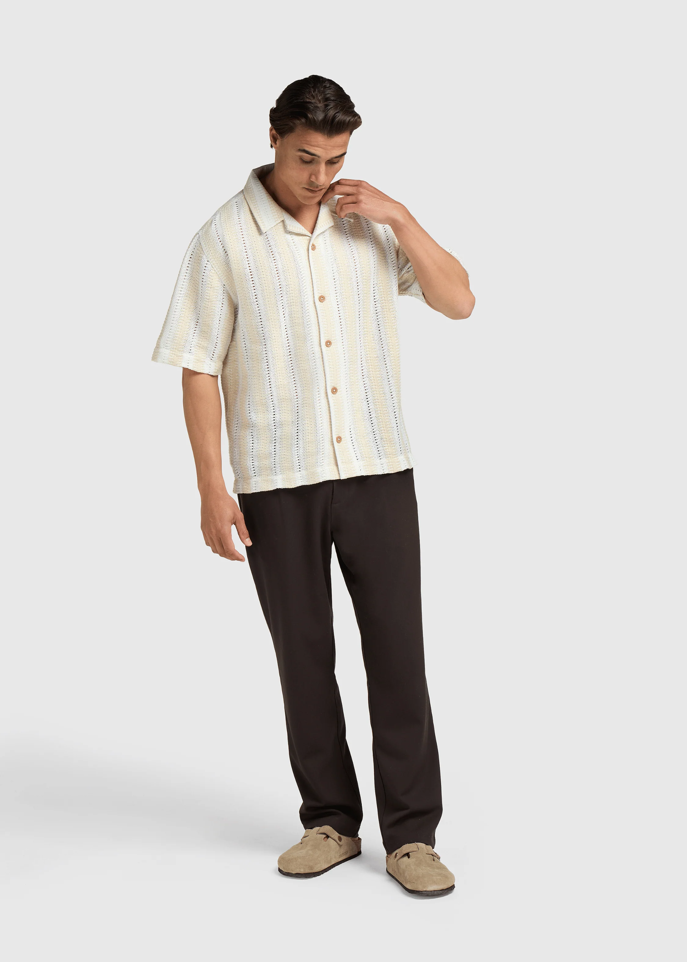 Zigzag Shirt - Sand - Image 6